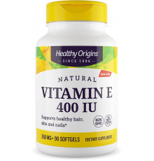 Витамин Е, Vitamin E, Healthy Origins, 400 МЕ, 90 капсул