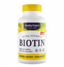 Биотин, Biotin, Healthy Origins, 10,000 мкг, 150 капсул