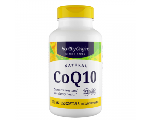 Коензим Q10, Healthy Origins, Kaneka Q10 (CoQ10), 100 мг, 150 капсул
