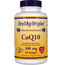 Коэнзим Q10, CoQ10 (Kaneka Q10), Healthy Origins, 300 мг, 30 гелевых капсул