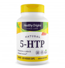5-НТР, 5-гидрокситриптофан, 5-HTP, Healthy Origins, 100 мг, 120 вегетарианских капсул