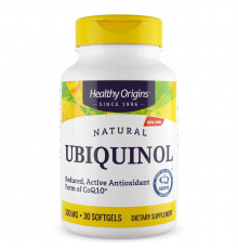Убихинол CoQ10, Ubiquinol, Healthy Origins, 100 мг, 30 гелевых капсул