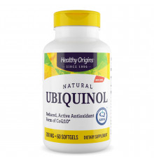 Убихинол (Kaneka QH), Ubiquinol, Healthy Origins, 200 мг, 60 капсул