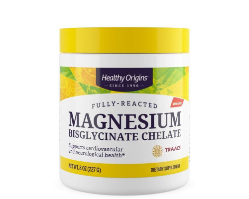 Магний хелат бисглицинат, Magnesium, Healthy Origins, 227 грамм