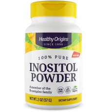 Инозитол, Inositol Powder, Healthy Origins, порошок, 57 г.
