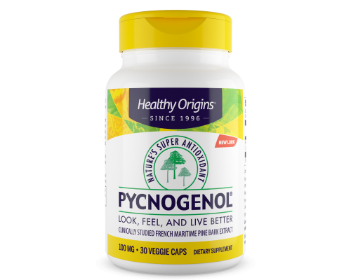 Пикногенол, Pycnogenol, Healthy Origins, 100 мг, 30 капсул
