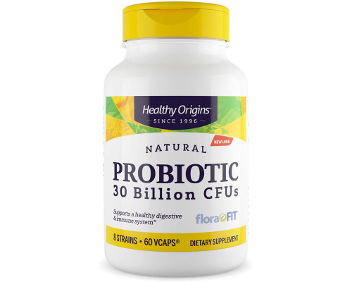 Пробиотики, Probiotic, Healthy Origins, 30 млрд КОЕ, 60 капсул