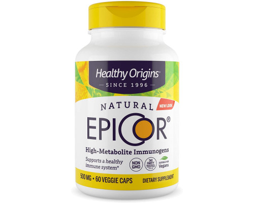 Эпикор, EpiCor, Healthy Origins, 500 мг, 60 капсул