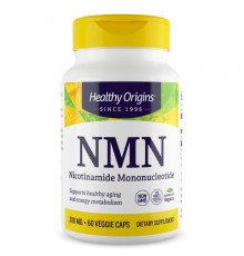 Никотинамид мононуклеотид, НМН, Nicotinamide Mononucleotide, NMN, Healthy Origins, 300 мг, 60 вегетарианских капсул