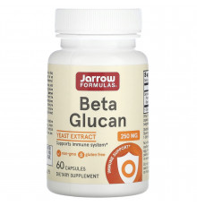 Бета глюкан, Beta Glucan, Jarrow Formulas, иммунная поддержка, 60 капсул