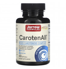 Каротиноиды смешанные CarotenALL, Carotenoids, Jarrow Formulas, комплекс, 60  гелевых капсул