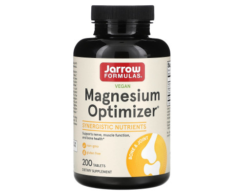 Оптимизатор магния, Magnesium Optimizer, Jarrow Formulas, 200 таблеток