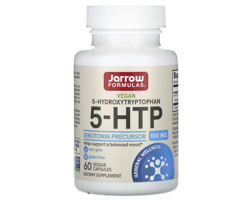 5-НТР, 5-гидрокситриптофан, Jarrow Formulas, 100 мг, 60 кап.