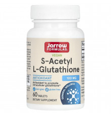S-ацетил глутатіон, S-Acetyl L-Glutathione, Jarrow Formulas, 100 мг, 60 таб.