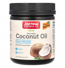 Кокосовое масло, Coconut Oil, Jarrow Formulas, органическое, 473 г