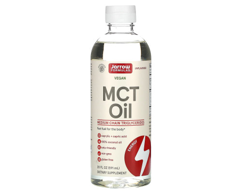 Масло MCT для похудения, MCT Oil, Jarrow Formulas, 591 мл