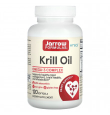 Масло криля, Krill Oil, Jarrow Formulas, 120 гелевых капсул