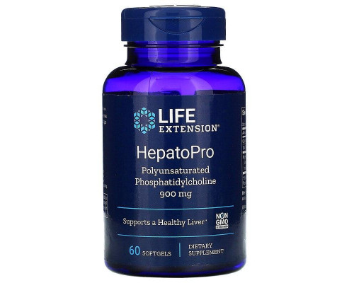 Фосфатидилхолин, Hepatopro, Life Extension, 900 мг, 60 капсул