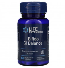 Біфідобактерії, Bifido GI Balance, Life Extension, 60 капсул