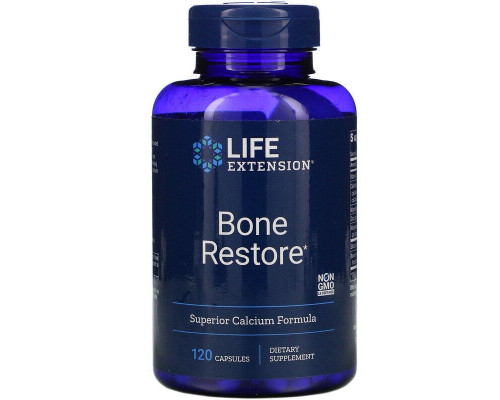 Витамины для костей, Bone Restore, Life Extension, 120 капсул