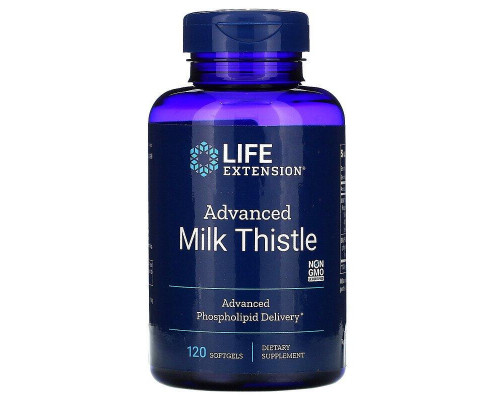 Расторопша, Milk Thistle, Life Extension, 120 капсул