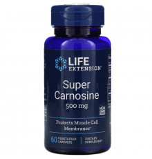 Супер карнозин, Carnosine, Life Extension, 500 мг, 60 капсул