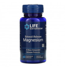 Магний, Magnesium, Life Extension, 60 капсул