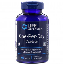 Витаминный комплекс, One-Per-Day Tablets, Life Extension, 1 в день, 60 таблеток