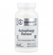 Формула долголетия, GeroProtect, Autophagy Renew, Life Extension, возобновление аутофагии, 30 вегетарианских капсул