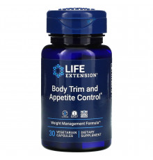Снижение веса и контроль аппетита, Body Trim and Appetite Control, Life Extension, 30 вегетарианских капсул