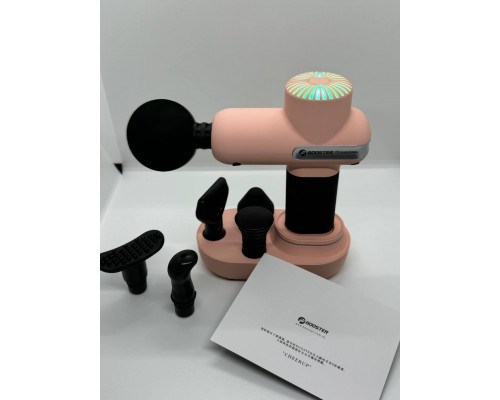 Компактний перкусійний масажер Booster Lightsaber Mini Rose з подарунковим кейсом
