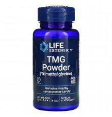 Триметилглицин, TMG (Trimethylglycine), Life Extension, порошок, 50 г