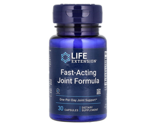 Комплекс для суглобів, Fast-Acting Joint Formula, Life Extension, 30 капсул