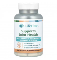 Глюкозамин хондроитин, Glucosamine & Chondroitin, LifeTime Vitamins, 60 кап.