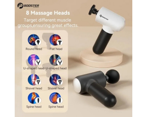 Бездротовий ударний масажер Booster MINI V3 (5 насадок)