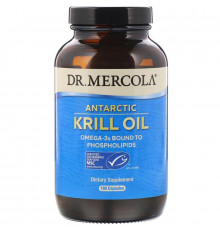 Масло криля арктического,  Krill Oil, Dr. Mercola, 180 капсул