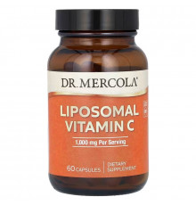 Липосомальный витамин С, Liposomal Vitamin C, Dr. Mercola, 60 капсул (500 мг в капсуле)
