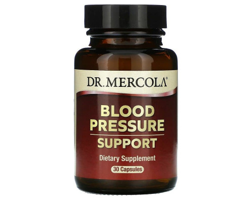 Поддержка артериального давления, Blood Pressure Support, Dr. Mercola, 30 капсул