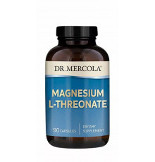 Магний L-треонат, Magnesium L-Threonate, Dr. Mercola, 90 капсул
