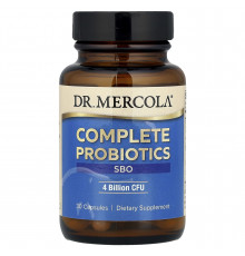 Комплекс пробиотиков SBO, Complete Probiotics SBO, Dr. Mercola, 4 млрд КОЕ, 30 капсул