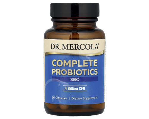 Комплекс пробиотиков SBO, Complete Probiotics SBO, Dr. Mercola, 4 млрд КОЕ, 30 капсул