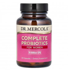 Пробиотики для женщин, Probiotics for Women, Dr. Mercola, 70 млрд. КОЕ, 30 капсул