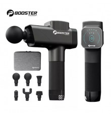 Антистресовий перкусійний масажер (пістолет) Booster M2-C з акумулятором 2500 mAh, 12V, Type-C для терапії та зняття напруги.