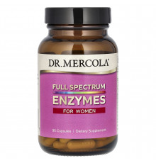 Ферменты полный спектр для женщин, Full  Spectrum Enzymes, Dr. Mercola, 90 капсул