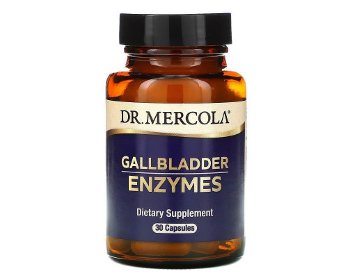 Ферменты, Gallbladder Enzymes, Dr. Mercola, 30 капсул