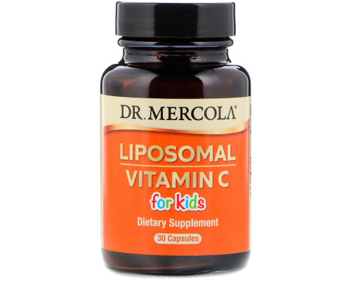 Витамин С липосомальный для детей, Liposomal Vitamin C, Dr. Mercola, 30 капсул