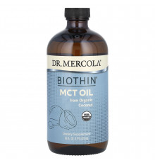 Масло MCT, Biothin, MCT Oil, Dr. Mercola, 473 мл