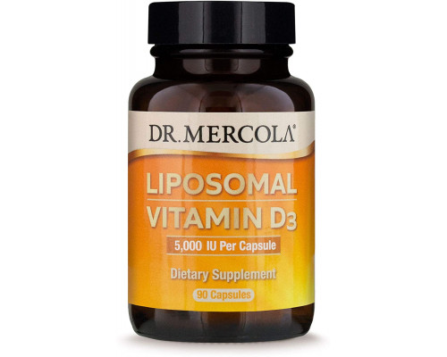 Вітамін D3 ліпосомальний, Liposomal Vitamin D3, Dr. Mercola, 5000 МО, 90 капсул