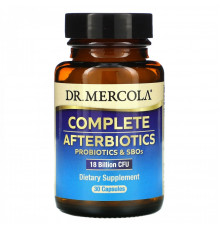 Пробиотическая формула, Complete Afterbiotics, Dr. Mercola, 18 млрд КОЕ, 30 капсул