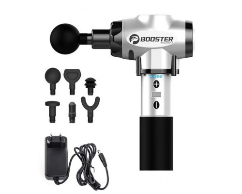 Професійний перкусійний масажер для м'язів Booster E (24V), ударний пістолет зі сталевим корпусом